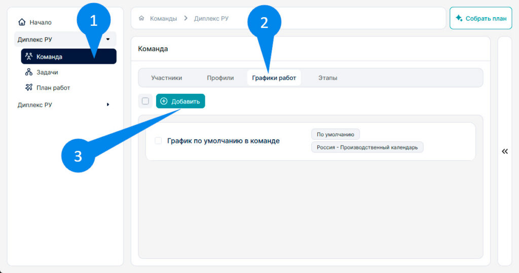 Графики работ 1
